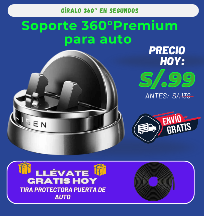 Soporte Premium para Auto 360°